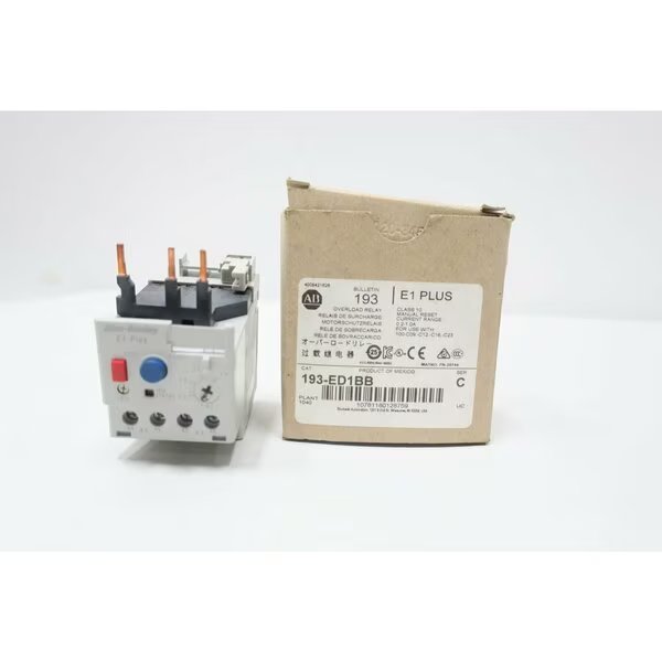 0.2-1A AMP OVERLOAD RELAY, Allen Bradley, Mfr#: 193-ED1BB